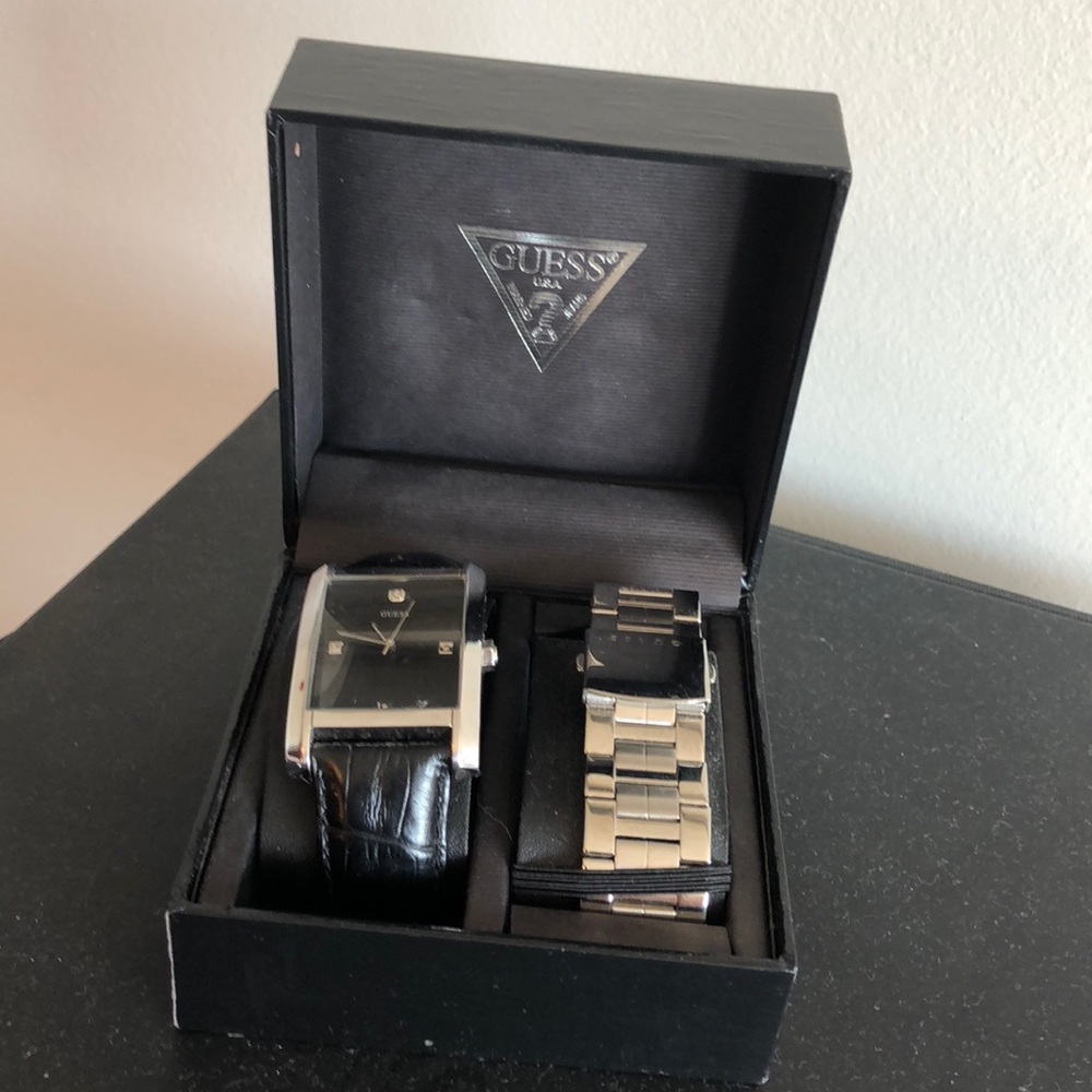 2pc Guess Watch Set
